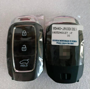 433MHz 3 Botão número de peça 95440-J9100 47 Chip Smart Key Para Hyundai Kona